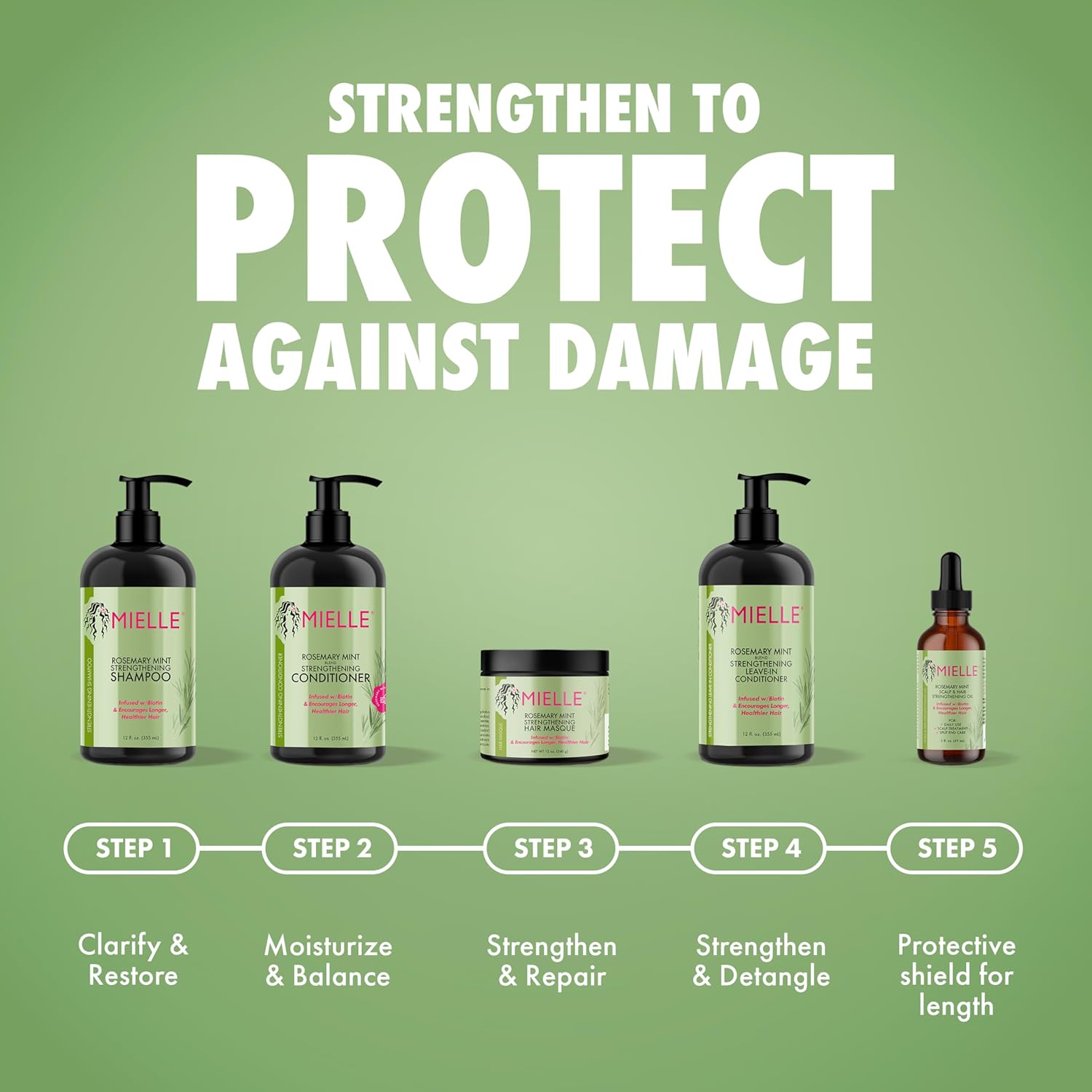 Mielle - Rosemary Mint Scalp & Hair Oil