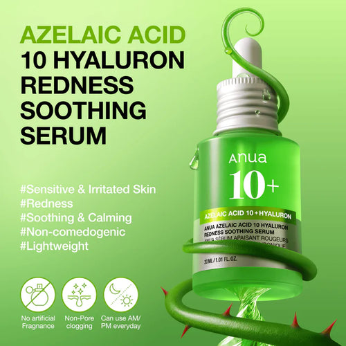 ANUA - Azelaic Acid 10 + Hyaluron Redness Soothing Serum